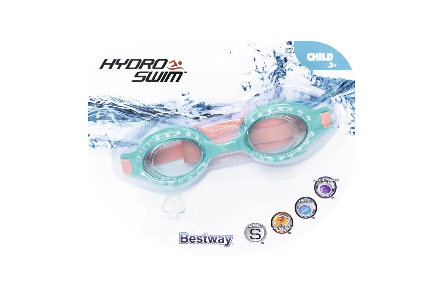 Ujumisprillid lastele Bestway HydroSwim Sparkle'n'Shine, erinevad värvid цена и информация | Ujumisprillid | hansapost.ee