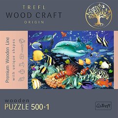 TREFL puidust pusle Veealune maailm, 500+1 detaili hind ja info | Pusled lastele ja täiskasvanutele | hansapost.ee