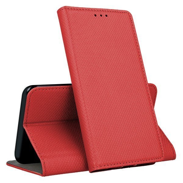 Mocco Smart Magnet Book Case For Xiaomi Redmi 10C 4G Red цена и информация | Telefonide kaitsekaaned ja -ümbrised | hansapost.ee