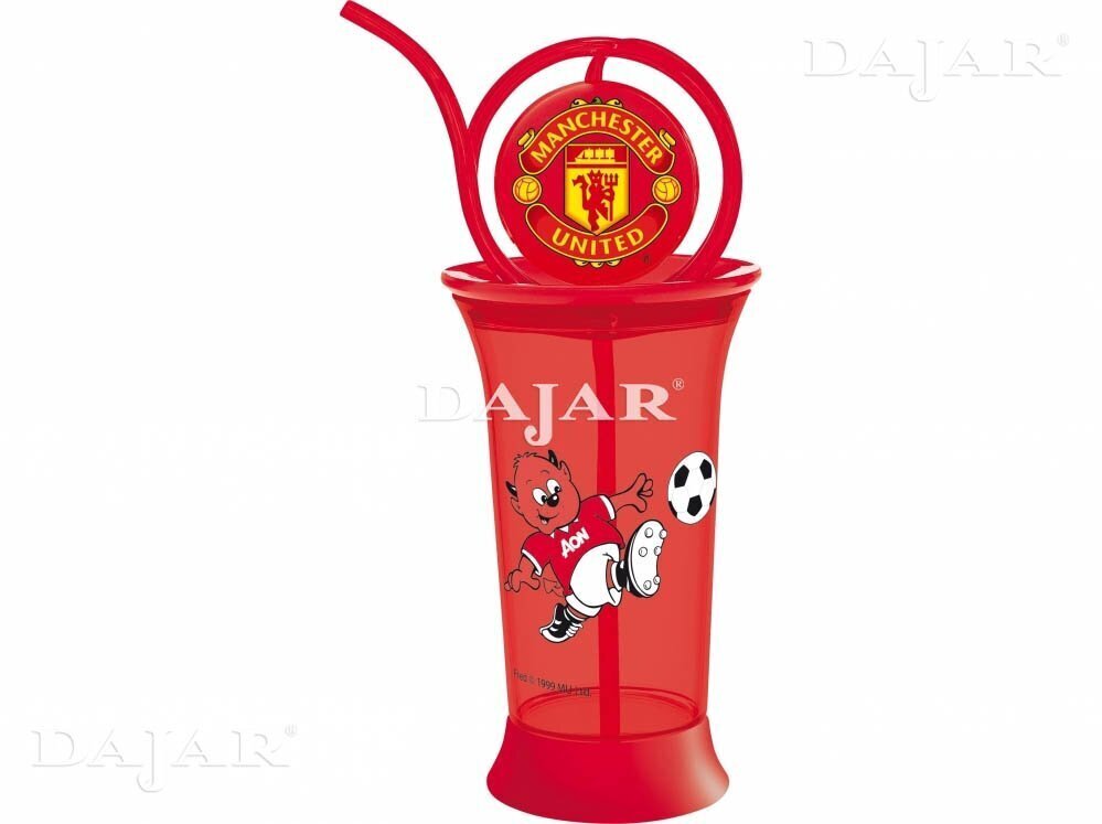 Manchester United kõrrega pudel, 380 ml hind ja info | Joogipudelid | hansapost.ee