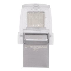 USB-накопитель Kingston DTMicroDuo3C 128GB, USB 3.0 цена и информация | USB накопители | hansapost.ee