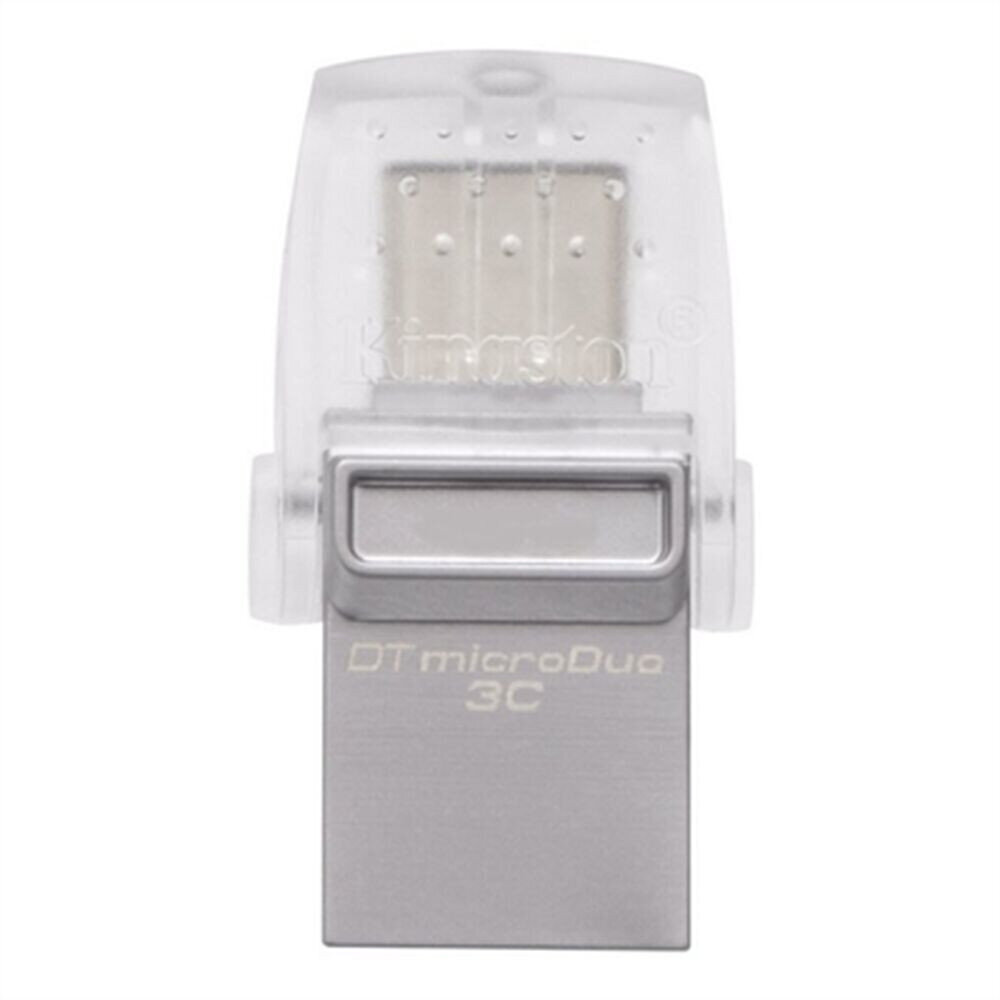 USB-mälupulk Kingston DTMicroDuo3C 128GB, USB 3.0 hind ja info | Mälupulgad | hansapost.ee