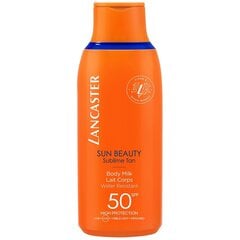 Lancaster Sun Beauty Body Milk SPF50 Sunscreen - Opalovací tělové mléko 175ml hind ja info | Päikesekaitse ja päevitusjärgsed kreemid | hansapost.ee