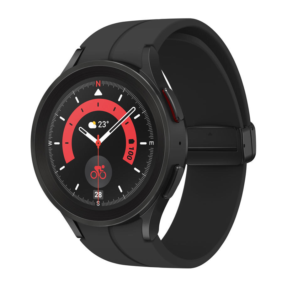 Samsung Galaxy Watch 5 Pro (LTE,45mm), Black Titanium SM-R925FZKAEUE цена и информация | Nutikellad, laste nutikellad | hansapost.ee