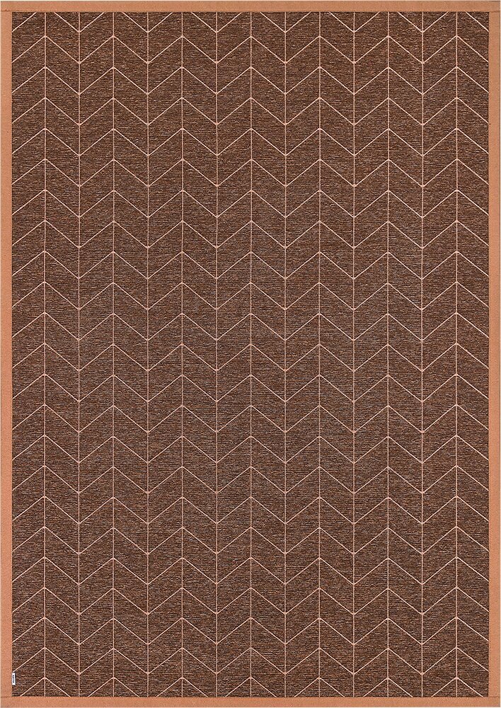 NARMA kahepoolne smartWeave® šenillvaip Tali, pruun, 100 x 160 cm цена и информация | Vaibad | hansapost.ee