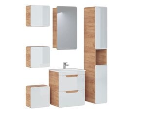Шкаф под умывальник с выдвижными ящиками Aruba White, 40х60х41 см цена и информация | Комплекты в ванную | hansapost.ee