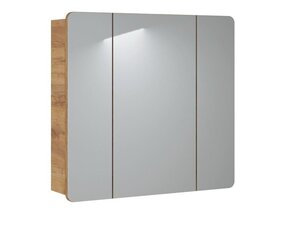 Зеркало-шкаф в ванную ARUBA, 80х75x16 см цена и информация | Шкафчики для ванной | hansapost.ee
