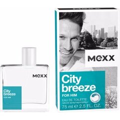 <p>Mexx City Breeze For Him дезодорант для мужчин 75 мл -&nbsp;Это аромат, созданный специально для лета-соблазнительный и кокетливый, освежающий в жаркий летний день и поднимающий настроение.</p>
<p>&nbsp;</p>
<p>Начальная нота: грейпфрут, яблоко, базилик.</p>
<p>Средние ноты: морская вода, шалфей, листья фиалки.</p>
<p>Основные ноты: кедр, мох, пачули, ароматная золотая палочка.</p>
<p>Дезодорант-спрей не только отлично удаляет неприятные запахи, но и выделяет ваш любимый аромат в течение дня.</p>
<p>&nbsp;</p>
<p>Условия хранения:</p>
<p>Хранить в сухом, защищенном от прямых солнечных лучей и недоступном для детей месте.</p>
<p>Температура хранения: от 5 до 25 градусов Цельсия.</p>
<p>Хранить в закрытом виде.</p>
<p>Косметическую продукцию нельзя хранить вблизи отопительных приборов.</p>
<p>&nbsp;</p>
<p>Меры предосторожности:</p>
<p>Внимательно изучайте состав до использования продукта на предмет возможных аллергенов.</p>
<p>&nbsp;</p>
<p>Годен до: смотреть на упаковке.&nbsp;</p>
<p>&nbsp;</p>
<p>Информацию о производителе и стране изготовителе смотрите на упаковке.</p>
<p>Контакты поставщика: UAB &bdquo;Gmall&ldquo;, ul. Olimpieciu 1-23, LT-09235 Vilnius, tel. +370 649 96846</p> цена и информация | Мужская парфюмированная косметика | hansapost.ee