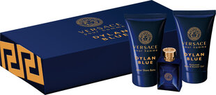 Komplekt Versace Pour Homme Dylan Blue: EDT meestele 5 ml + dušigeel 25 ml + habemeajamisjärgne palsam 25 ml цена и информация | Мужские духи | hansapost.ee