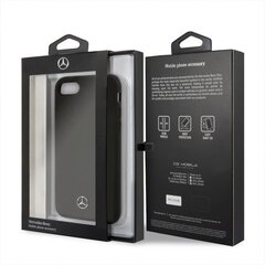 Ümbris Mercedes MEHCI8SILBK Apple iPhone 7/8/SE2 must hind ja info | Telefonide kaitsekaaned ja -ümbrised | hansapost.ee
