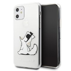 Telefoniümbris Karl Lagerfeld KLHCN61CFNRC iPhone 11 hardcase transparent Choupette Fun hind ja info | Telefonide kaitsekaaned ja -ümbrised | hansapost.ee