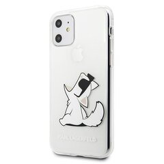 Telefoniümbris Karl Lagerfeld KLHCN61CFNRC iPhone 11 hardcase transparent Choupette Fun hind ja info | Telefonide kaitsekaaned ja -ümbrised | hansapost.ee