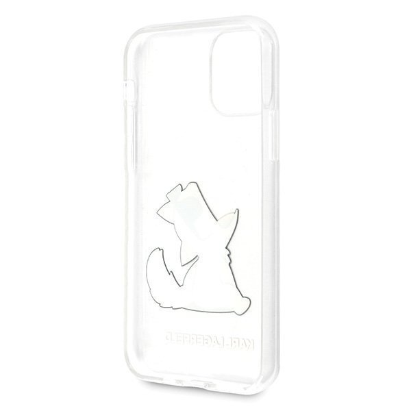 Telefoniümbris Karl Lagerfeld KLHCN61CFNRC iPhone 11 hardcase transparent Choupette Fun hind ja info | Telefonide kaitsekaaned ja -ümbrised | hansapost.ee