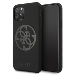 Telefoni korpus Guess GUHCN58LS4GBK 4G Tone On Tone hard back cover case for Apple iPhone 11 Pro Black цена и информация | Чехлы для телефонов | hansapost.ee