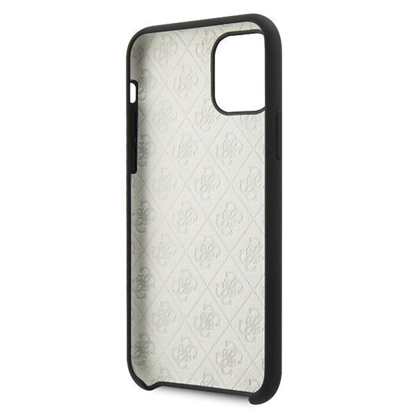 Telefoni korpus Guess GUHCN58LS4GBK 4G Tone On Tone hard back cover case for Apple iPhone 11 Pro Black цена и информация | Telefonide kaitsekaaned ja -ümbrised | hansapost.ee