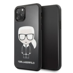 Telefoniümbris Karl Lagerfeld KLHCN58DLFKBK iPhone 11 Pro black hind ja info | Telefonide kaitsekaaned ja -ümbrised | hansapost.ee