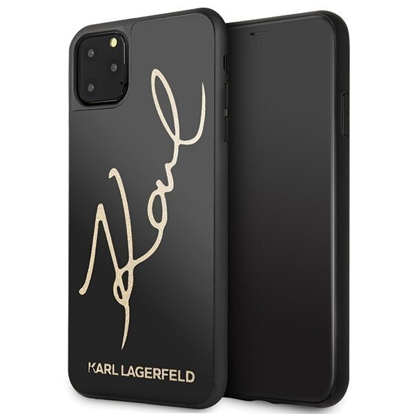 Karl Lagerfeld, Apple iPhone 11 Pro Max, must цена и информация | Telefonide kaitsekaaned ja -ümbrised | hansapost.ee