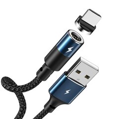 Кабель Remax Zigie Magnetic USB For micro USB 3A 1.2 м, черный (RC-102) цена и информация | Кабели для телефонов | hansapost.ee