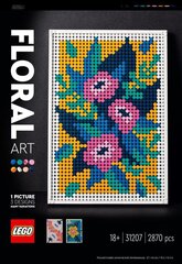 31207 LEGO® Art Lillekunst цена и информация | Конструкторы и кубики | hansapost.ee