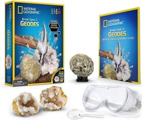 Научный набор National Geographic Break Your Own Geode, RTNGGEO2 цена и информация | Развивающие игрушки для детей | hansapost.ee