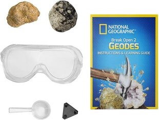Teaduslik komplekt National Geographic Break Your Own Geode, RTNGGEO2 hind ja info | Arendavad laste mänguasjad | hansapost.ee
