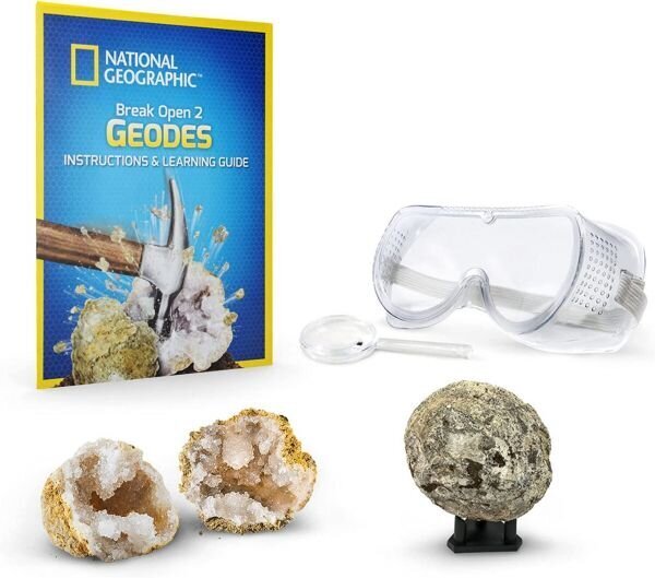 Teaduslik komplekt National Geographic Break Your Own Geode, RTNGGEO2 цена и информация | Arendavad laste mänguasjad | hansapost.ee