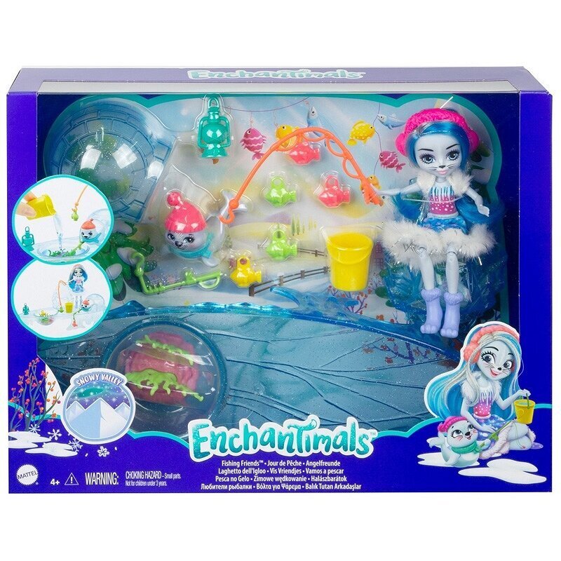 Enchantimals komplekt Jääpüük Mattel, GJX48 hind ja info | Mänguasjad tüdrukutele | hansapost.ee