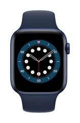 Nutikell Apple Watch Series 6 (GPS, 44 mm) Blue Aluminium Case with Deep Navy Sport Band цена и информация | Смарт-часы | hansapost.ee