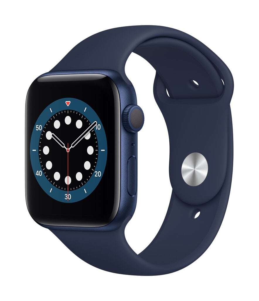 Nutikell Apple Watch Series 6 (GPS, 44 mm) Blue Aluminium Case with Deep Navy Sport Band цена и информация | Nutikellad, laste nutikellad | hansapost.ee