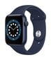 Nutikell Apple Watch Series 6 (GPS, 44 mm) Blue Aluminium Case with Deep Navy Sport Band цена и информация | Nutikellad, laste nutikellad | hansapost.ee