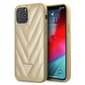 Apple iPhone 12 Pro Max ümbris Guess V Quilted Gold цена и информация | Telefonide kaitsekaaned ja -ümbrised | hansapost.ee