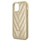 Apple iPhone 12 Pro Max ümbris Guess V Quilted Gold hind ja info | Telefonide kaitsekaaned ja -ümbrised | hansapost.ee