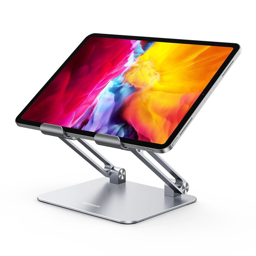 Ugreen silver (LP339 90396) Folding desktop tablet stand hind ja info | Tahvelarvuti lisatarvikud | hansapost.ee