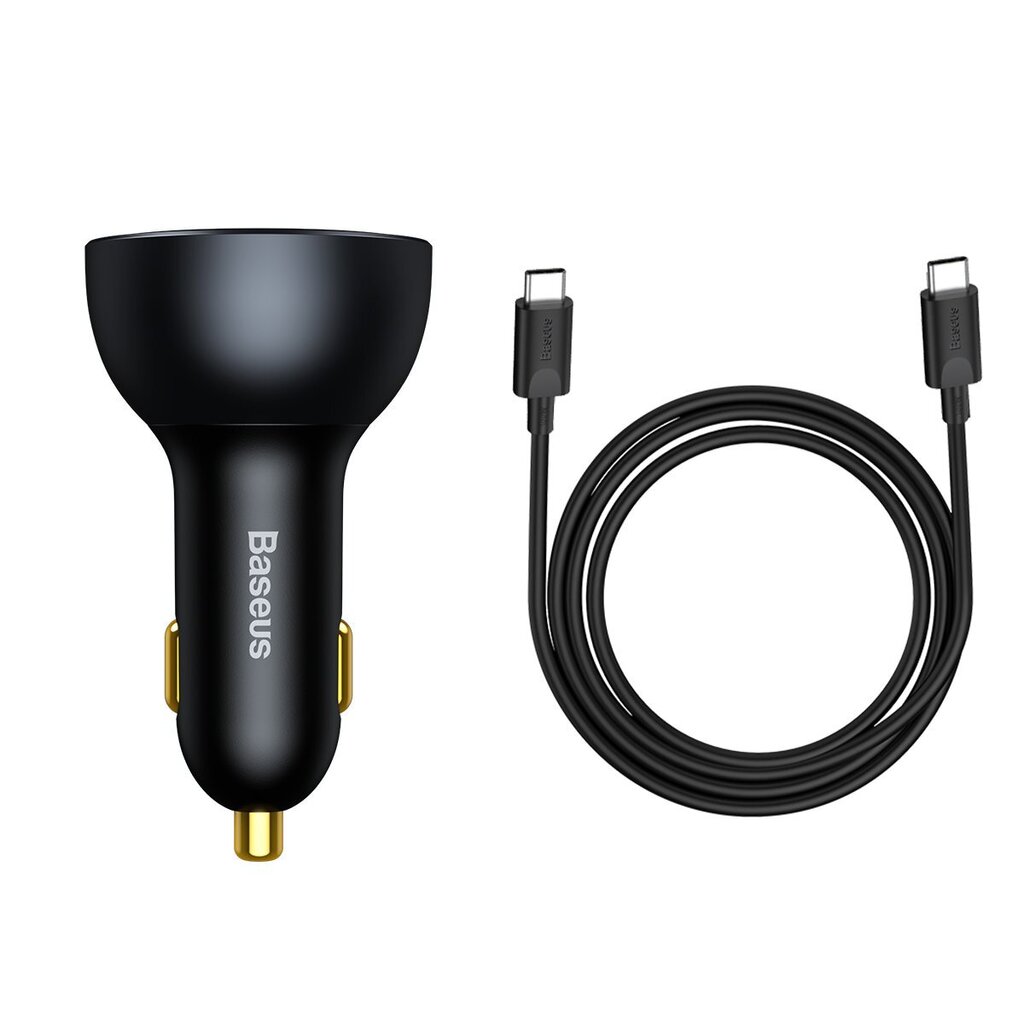 Baseus fast USB / USB car charger Type C 160W PPS Quick Charge 5 PD gray (TZCCZM-0G) hind ja info | Laadijad mobiiltelefonidele | hansapost.ee