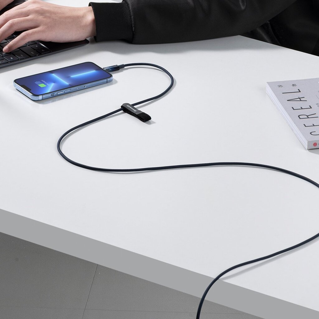Baseus Explorer Series USB Type C - Lightning cable 20W 2m blue (CATS000103) цена и информация | Mobiiltelefonide kaablid | hansapost.ee