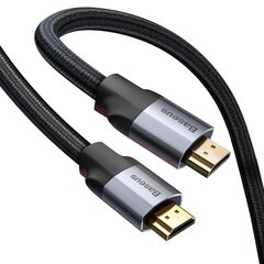 Кабель Baseus Enjoyment HDMI cable 4K60Hz 0.75 м, dark gray цена и информация | Borofone 43757-uniw | hansapost.ee