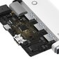 Baseus Lite Series adapter HUB USB Type C - HDMI / 4x USB 3.0 20cm white (WKQX040002) hind ja info | USB adapterid ja jagajad | hansapost.ee