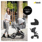 Hauck universaalne jalutuskäru Vision X Set 2in1, Melange Black цена и информация | Vankrid, jalutuskärud | hansapost.ee