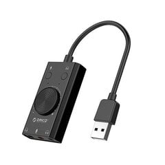 Väline USB helikaart ORICO SC2 цена и информация | Звуковые карты | hansapost.ee