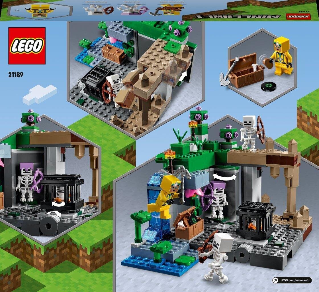 21189 LEGO® Minecraft Luukere koobas hind ja info | Klotsid ja konstruktorid | hansapost.ee