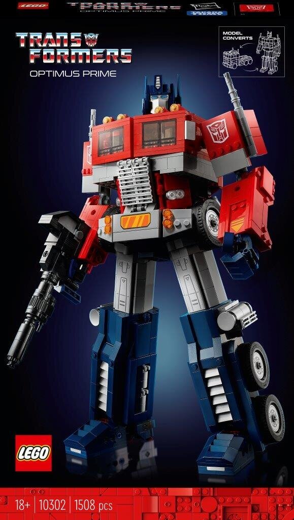 10302 LEGO® Icons Optimus Prime цена и информация | Klotsid ja konstruktorid | hansapost.ee