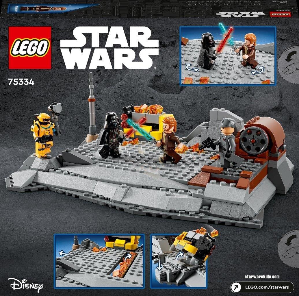 75334 LEGO® Star Wars™ Obi-Wan Kenobi™ vs. Darth Vader™ hind ja info | Klotsid ja konstruktorid | hansapost.ee