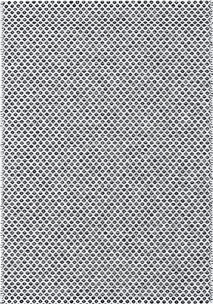 NARMA kahepoolne plasticWeave vaip Diby, must-valge, 70 x 150 cm цена и информация | Vaibad | hansapost.ee