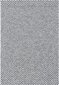 NARMA kahepoolne plasticWeave vaip Diby, must-valge, 70 x 150 cm hind ja info | Vaibad | hansapost.ee