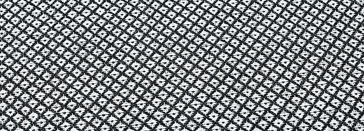 NARMA kahepoolne plasticWeave vaip Diby, must-valge, 70 x 200 cm hind ja info | Vaibad | hansapost.ee