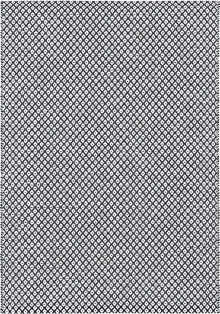 NARMA kahepoolne plasticWeave vaip Diby, must-valge, 70 x 300 cm цена и информация | Vaibad | hansapost.ee