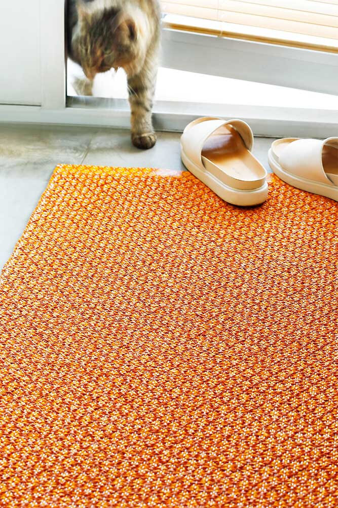 NARMA kahepoolne plasticWeave vaip Diby, oranž, 70 x 300 cm hind ja info | Vaibad | hansapost.ee