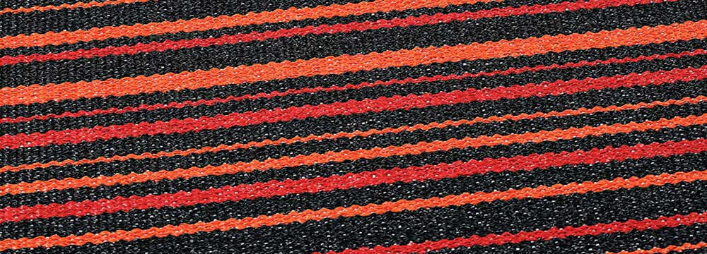 NARMA kahepoolne plasticWeave vaip Hullo, punane-oranž, 70 x cm hind ja info | Vaibad | hansapost.ee