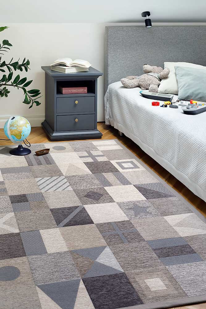 NARMA kahepoolne smartWeave® šenillvaip Laeva, beež, 70 x 140 cm hind ja info | Vaibad | hansapost.ee