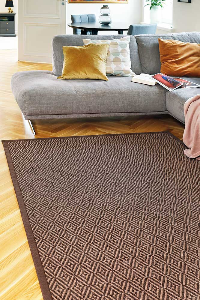 NARMA kahepoolne smartWeave® šenillvaip Puha, pruun, 70 x 140 cm цена и информация | Vaibad | hansapost.ee